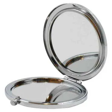 Kusadasi Themed Customised Metal Epoxy Travel Make Up Compact Mirror 70x11 mm - 2