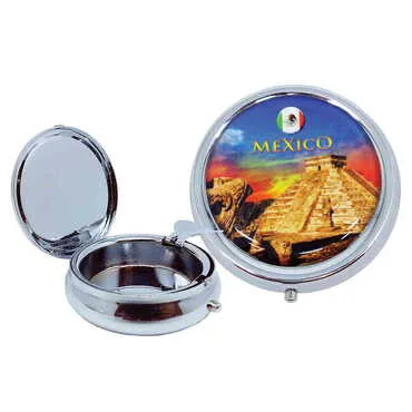 Customazible Customised Metal Epoxy Travel Pocket Ashtray 50x15 mm