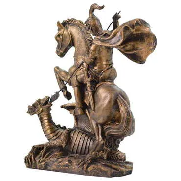 Polyester Retro St. George Figurine - Standart - 3