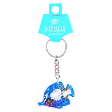 Fethiye Themed Customised Transparent Polyester Keyring