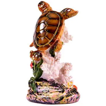 Toptan Polyester Kaplumbağa Mercanli 14 Cm - Standart - 2