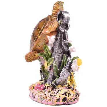 Polyester Turtle Anchor Figurine 14Cm - Standart - 2