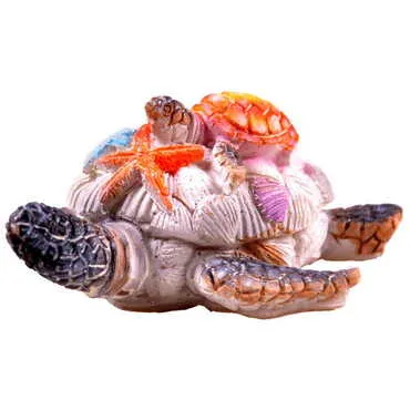 Polyester Feeding Turtle Figurine - Standart - 2