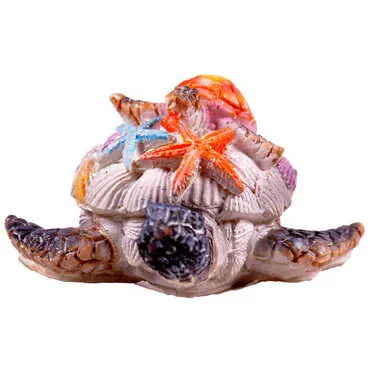 Polyester Feeding Turtle Figurine - Standart - 3