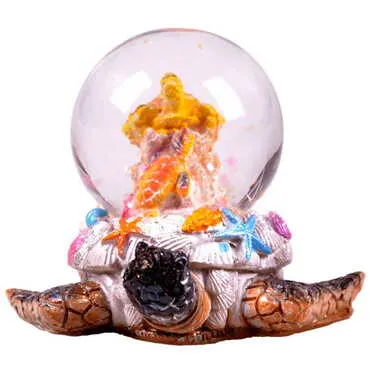 Polyester Turtle Snow Globe 45Mm