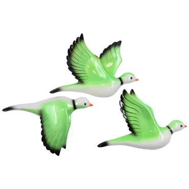 Polyester Triple Swallow Wall Hanging Decor - 5
