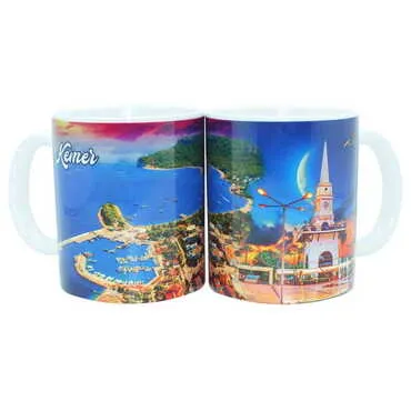 Toptan Kemer Temalı Seramik Özel Baskılı Kupa 80x95 mm