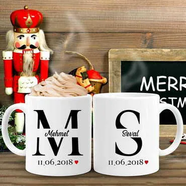 Christmas Themed Customised Porcelain Souvenir Travel Mug 80x95 mm