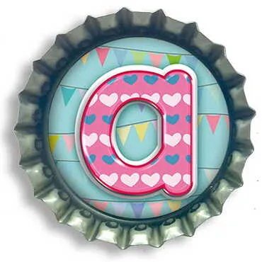 Customazible Customised Epoxy Metal Bottle Cap Magnet 30x10 mm
