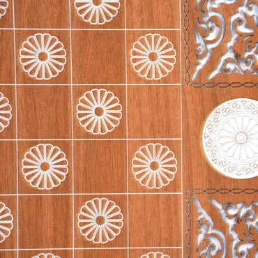 Customised Wooden Engraved Raised Backgammon - 9