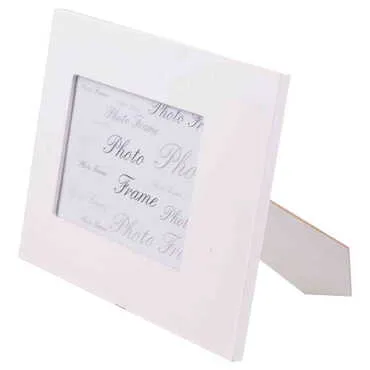Blank Wooden Personalised White Photo Frame 10x15 cm