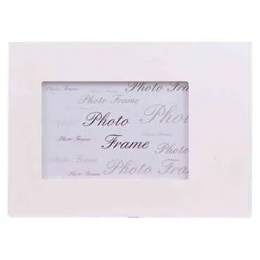Blank Wooden Personalised White Photo Frame 10x15 cm - Standart - 2