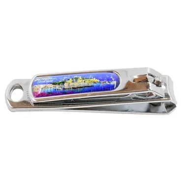 Bodrum Themed Customised Metal Epoxy Nail Clipper 56x13x13 mm - Standart - 2