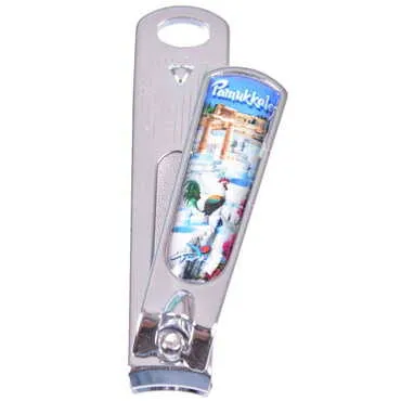 Pamukkale Themed Customised Metal Epoxy Nail Clipper 56x13x13 mm - Standart