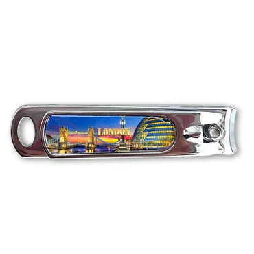 City Themed Customised Metal Epoxy Nail Clipper 56x13x13 mm - Standart - 2
