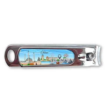 City Themed Customised Metal Epoxy Nail Clipper 56x13x13 mm - Standart - 3