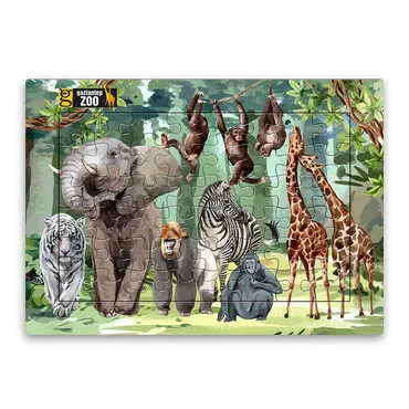 Blank Paper Puzzle Jigsaw 190X270 Mm - Standart - 2