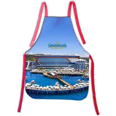 Toptan Otel Temalı Myros Dijital Baskı Önlük 600x800 mm