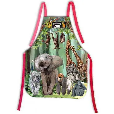 Zoo Themed Customised Digital Printed Apron 600x800 mm