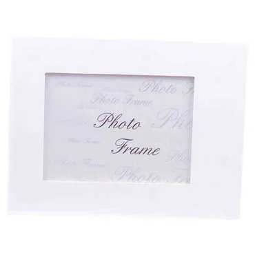 Blank Wooden Personalised White Photo Frame 15x20 cm - Standart - 2