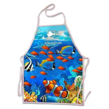 Toptan Aquapark Temalı Myros Dijital Baskı Önlük 500x700 mm