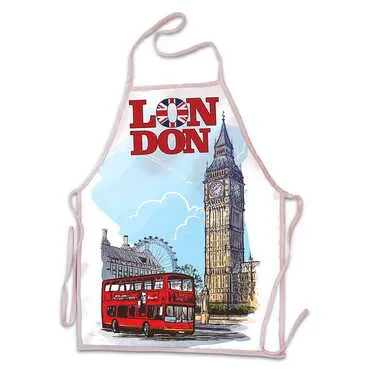 London Themed Customised Digital Printed Apron 500x700 mm