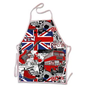 London Themed Customised Digital Printed Apron 500x700 mm - Standart - 3
