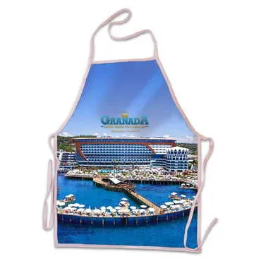 Hotel Themed Customised Digital Printed Apron 500x700 mm - Standart
