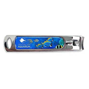 Aquapark Themed Customised Metal Epoxy Nail Clipper 16x80x15 mm