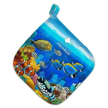 Toptan Aquapark Temalı Myros Dijital Baskı Tutamaç 200x200 mm