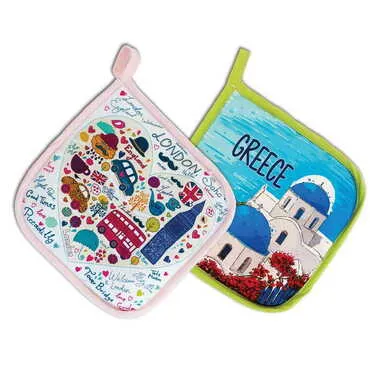 City Themed Customised Digital Printed Pot Holder 200x200 mm