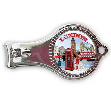 City Themed Customised Metal Epoxy Nail Clipper 60x32x14 mm - Standart - 2