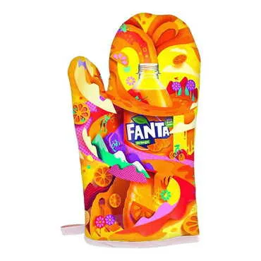 Promotional Customised Digital Printed Kitchen Glove 300x150 mm