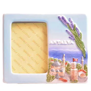 Antalya Themed Ceramic Photo Frame