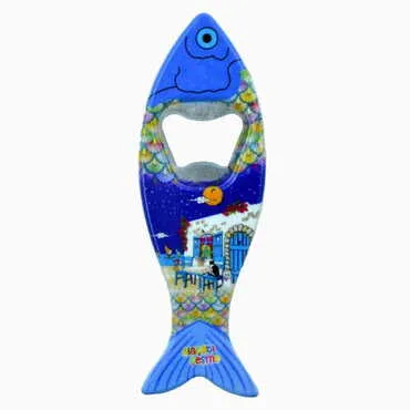 Blank Plastic Base UV Printable Fish Shape Bottle Opener 42x130 mm - Standart - 3
