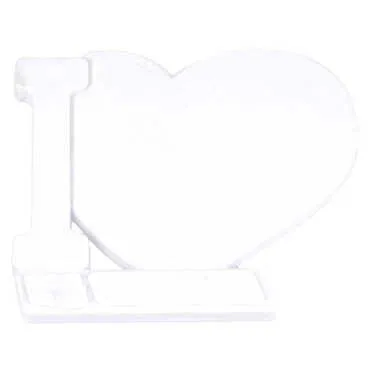 Blank Plastic Base UV Printable Heart Shaped Magnet Fridge Magnet 86x62 mm