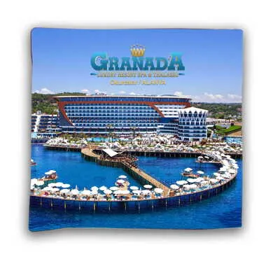 Hotel Themed Customised Digital Printed Cushion 400x400 mm