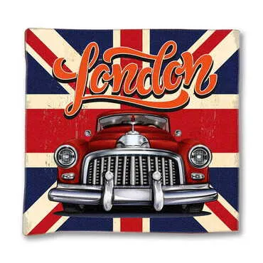 City Themed Customised Digital Printed Cushion 400x400 mm - Standart - 2