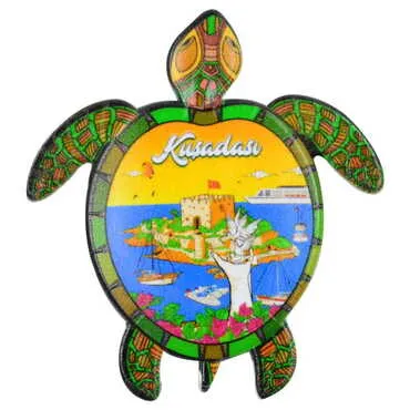 Blank Plastic Base UV Printable Turtle Shaped Magnet Fridge Magnet 80x74 mm - Standart - 3