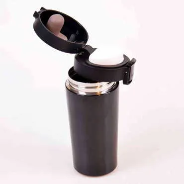 Black Thermo Vacuum Mug 10 Ml - Standart - 2