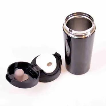 Black Thermo Vacuum Mug 10 Ml - Standart - 5