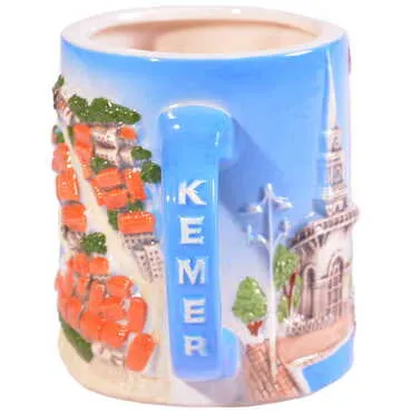 Kemer Themed Ceramic Mug - Standart - 2