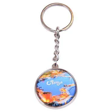 Blank Metal Round Keychain 40x95 mm - Standart - 2
