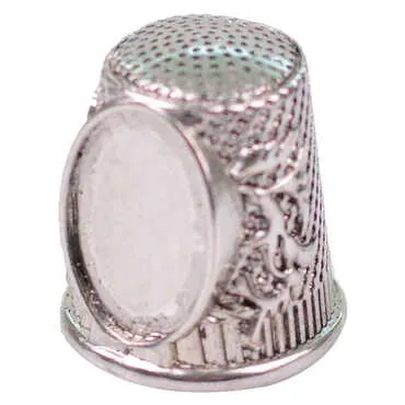 Toptan Baskisiz Metal Oval Yüksük 20x25 Mm