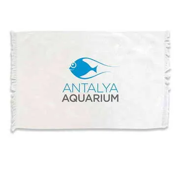 Aquapark Themed Customised Serigraphy Printed Hand Towel 600x400 mm