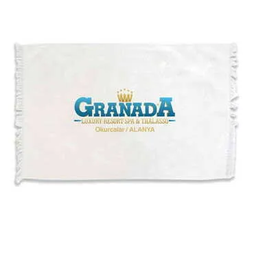 Hotel Themed Customised Serigraphy Printed Hand Towel 600x400 mm