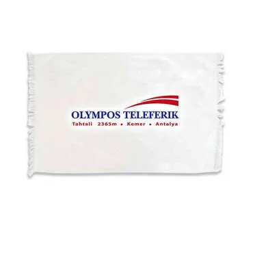 Cable Card Themed Customised Serigraphy Printed Hand Towel 600x400 mm