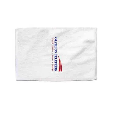 Cable Card Themed Customised Serigraphy Printed Hand Towel 300x500 mm