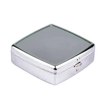 Blank Metal Square Pill Box 54x58x18 mm - Standart - 2