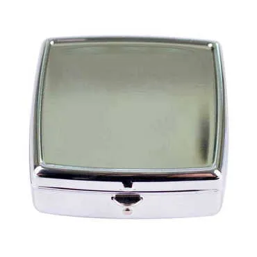 Blank Metal Square Pill Box 54x58x18 mm - Standart - 3